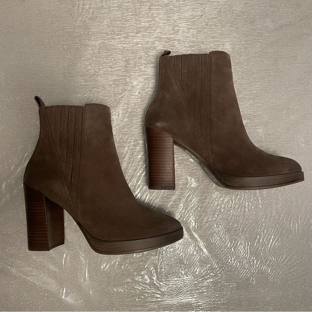Aldo Athabaska Brown Brown Heeled Boots